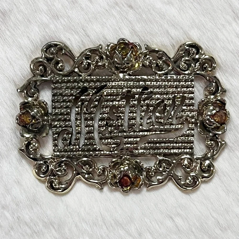 🔮 5/$25 Vintage‎ Mother Brooch